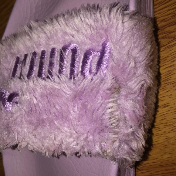 Puma Fenty Furry Slides Lilac - Picture 9 of 14